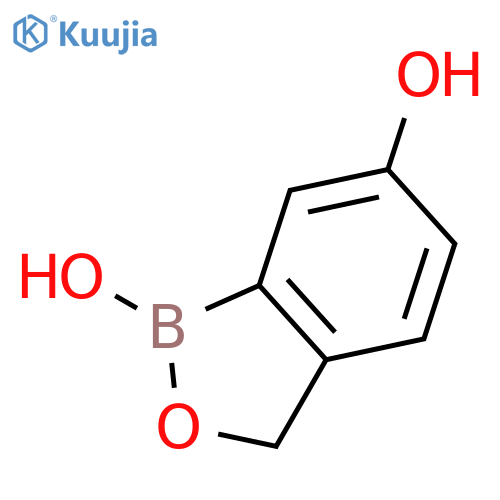 1,3-dihydro-2,1-benzoxaborole-1,6-diol structure