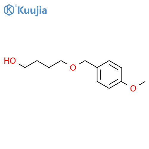 4-[(4-methoxyphenyl)methoxy]butan-1-ol structure