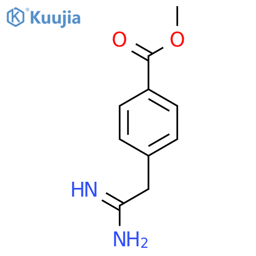 methyl 4-(carbamimidoylmethyl)benzoate structure