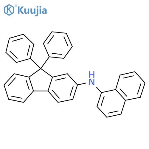 N-(Naphthalen-1-yl)-9,9-diphenyl-9H-fluoren-2-amine structure