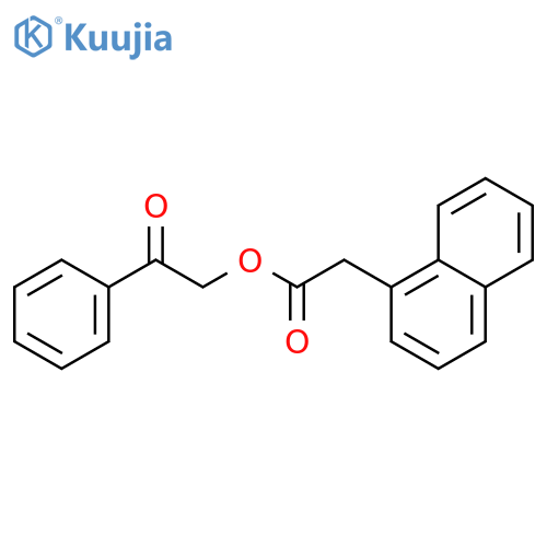 1-Naphthaleneacetic acid, 2-oxo-2-phenylethyl ester structure