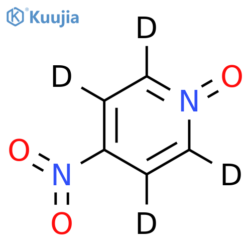 4-Nitropyridine-d4 N-Oxide structure