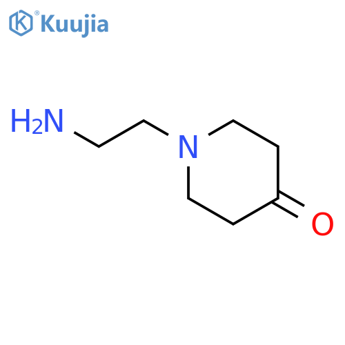 1-(2-aminoethyl)piperidin-4-one structure