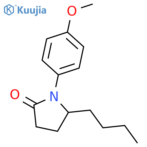 2-Pyrrolidinone, 5-butyl-1-(4-methoxyphenyl)- structure