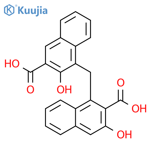 4,4'-Methylenebis(3-hydroxy-2-naphthoic Acid) structure