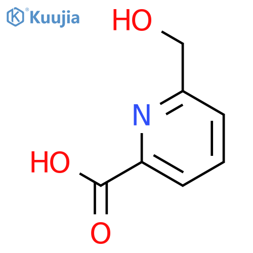 6-(Hydroxymethyl)picolinic acid structure