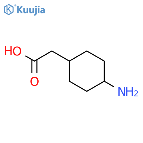 2-(4-Aminocyclohexyl)acetic acid structure
