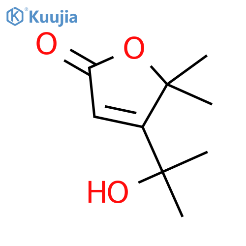 2(5H)-Furanone,4-(1-hydroxy-1-methylethyl)-5,5-dimethyl- structure