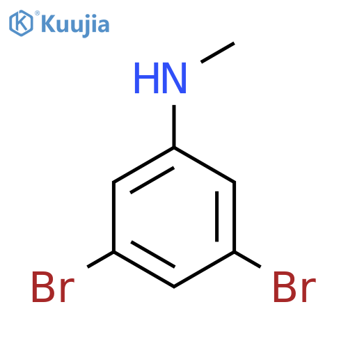 3,5-dibromo-N-methylaniline structure