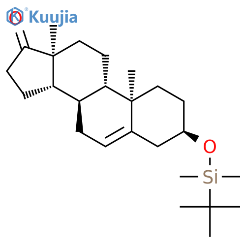 Androst-5-en-17-one, 3-[[(1,1-dimethylethyl)dimethylsilyl]oxy]-, (3a)- structure