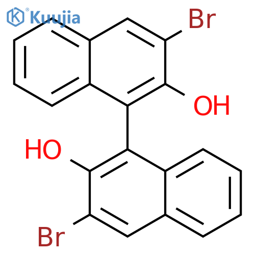 (S)-3,3'-Dibromo-1,1'-bi-2-naphthol structure