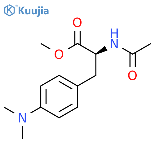 Methyl (2S)-3-4-(dimethylamino)phenyl-2-acetamidopropanoate 87% e.e structure
