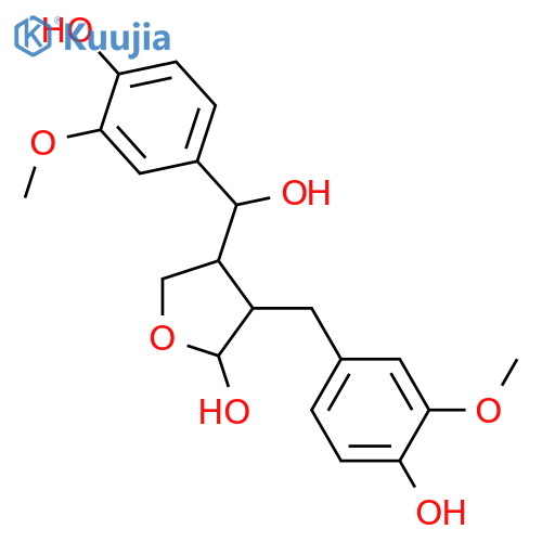 3-Furanmethanol, tetrahydro-5-hydroxy-α-(4-hydroxy-3-methoxyphenyl)-4-[(4-hydroxy-3-methoxyphenyl)methyl]-, (αR,3R,4R,5R)- structure