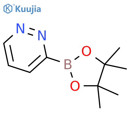 3-(tetramethyl-1,3,2-dioxaborolan-2-yl)pyridazine structure
