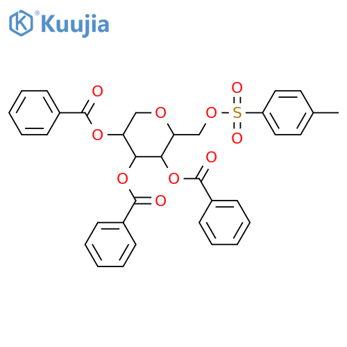 1,5-Anhydromannitol; D-form, 6-Tosyl, 2,3,4-tribenzoyl structure