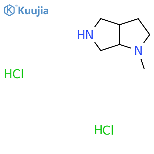 1-Methyl-hexahydropyrrolo[3,4-B]pyrrole dihydrochloride structure