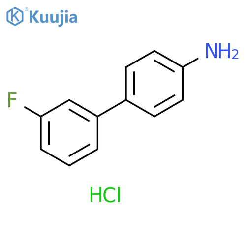 (3'-fluoro-4-biphenylyl)amine hydrochloride structure