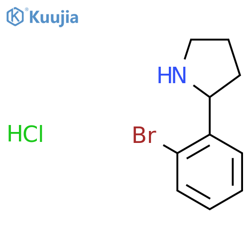 2-(2-Bromophenyl)pyrrolidine hydrochloride structure