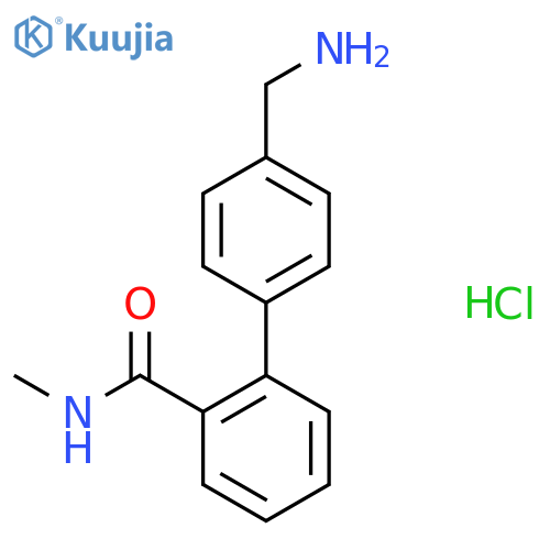 2-4-(aminomethyl)phenyl-N-methylbenzamide hydrochloride structure