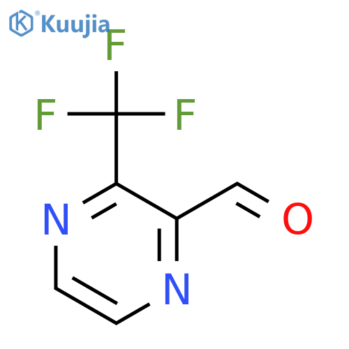 3-(Trifluoromethyl)pyrazine-2-carbaldehyde structure