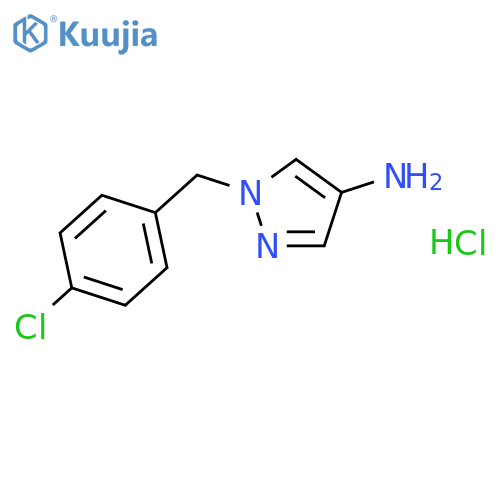 1-(4-Chloro-benzyl)-1H-pyrazol-4-ylamine hydrochloride structure
