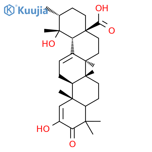 Ursa-1,12-dien-28-oicacid, 2,19-dihydroxy-3-oxo- structure