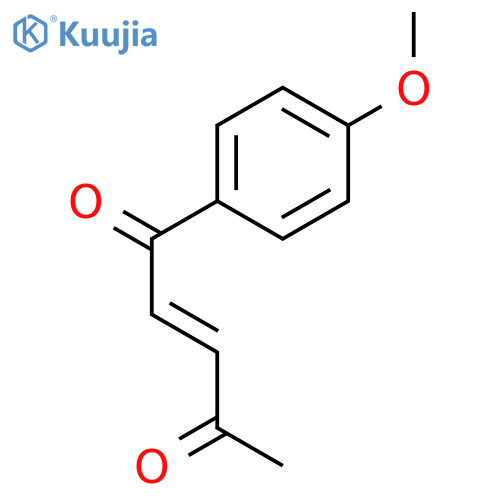 2-Pentene-1,4-dione, 1-(4-methoxyphenyl)-, (2E)- structure