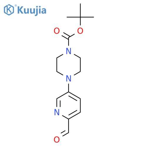 Tert-Butyl 4-(6-formylpyridin-3-yl)piperazine-1-carboxylate structure