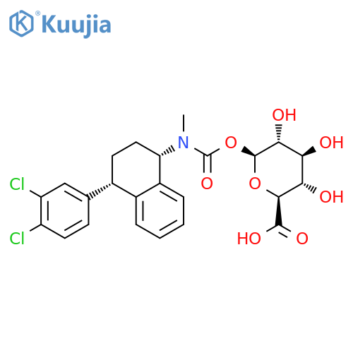 Sertraline Carbamoyl Glucuronide structure