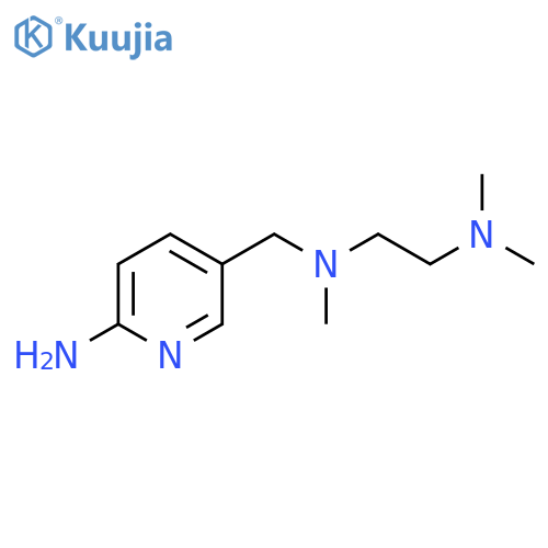 5-({2-(Dimethylamino)ethyl(methyl)amino}methyl)pyridin-2-amine structure