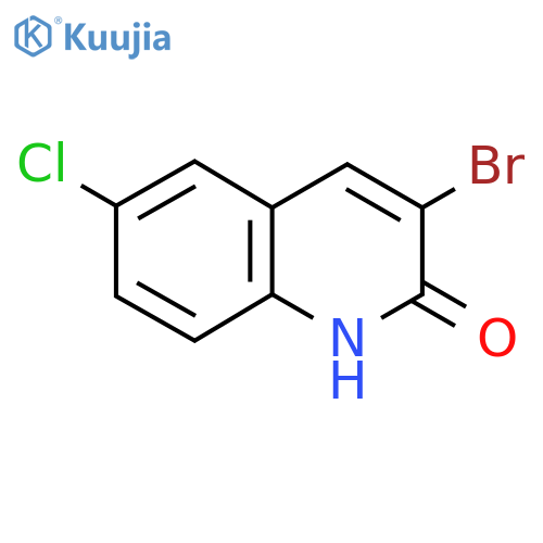 3-Bromo-6-chloroquinolin-2(1H)-one structure