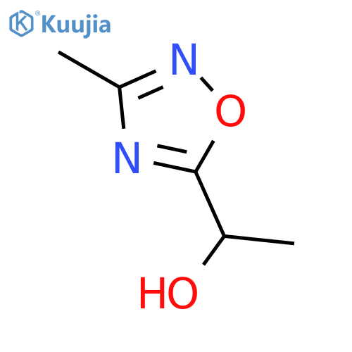 1-(3-Methyl-1,2,4-oxadiazol-5-yl)ethan-1-ol structure