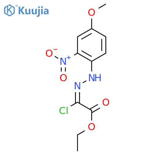 Ethyl 2-Chloro-2-2-(4-methoxy-2-nitrophenyl)hydrazonoacetate structure