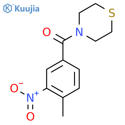 4-(4-Methyl-3-nitrobenzoyl)thiomorpholine structure