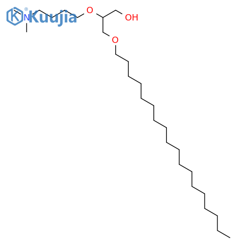 1-Propanol, 2-[4-(dimethylamino)butoxy]-3-(octadecyloxy)- structure