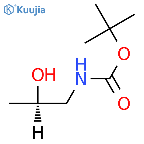 Boc-(R)-1-amino-2-propanol structure