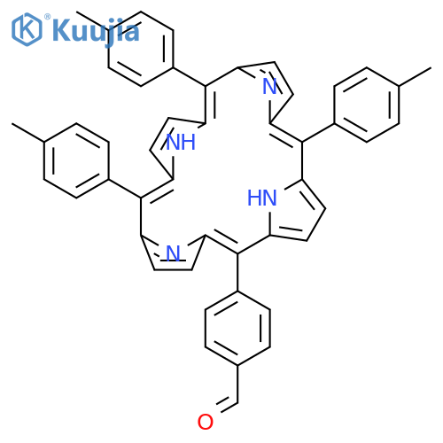 Benzaldehyde, 4-[10,15,20-tris(4-methylphenyl)-21H,23H-porphin-5-yl]- structure
