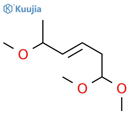 3-Hexene, 1,1,5-trimethoxy-, (E)-(±)- structure