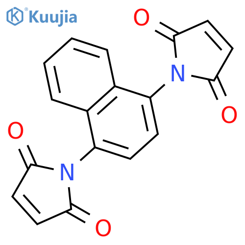 1H-Pyrrole-2,5-dione, 1,1'-(1,4-naphthalenediyl)bis- structure