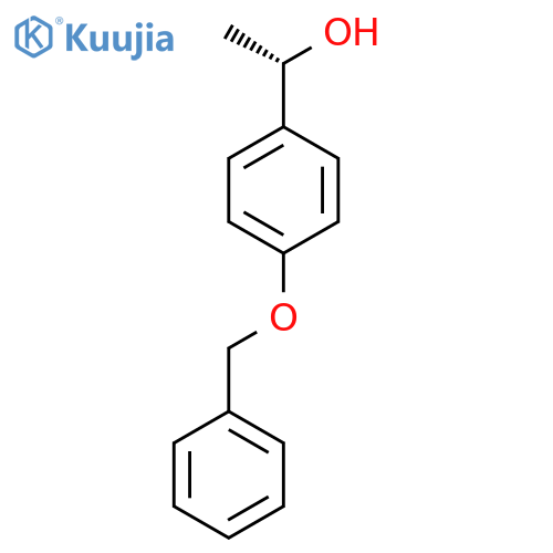 (1S)-1-4-(benzyloxy)phenylethan-1-ol structure