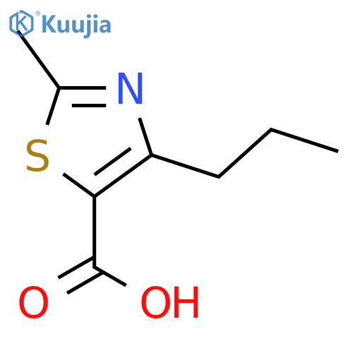 2-METHYL-4-PROPYL-1,3-THIAZOLE-5-CARBOXYLIC ACID structure