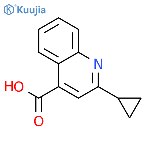 2-Cyclopropyl-quinoline-4-carboxylic acid structure