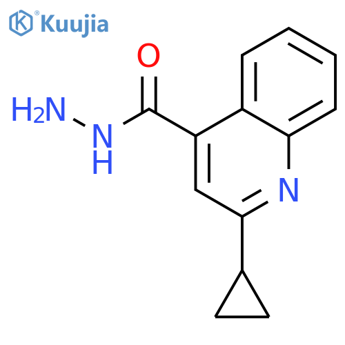 2-Cyclopropylquinoline-4-carbohydrazide structure