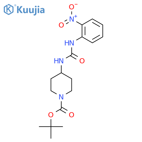 Tert-Butyl 4-[3-(2-nitrophenyl)ureido]piperidine-1-carboxylate structure