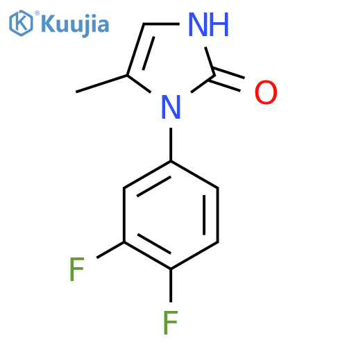 1-(3,4-Difluorophenyl)-5-methyl-2,3-dihydro-1H-imidazol-2-one structure