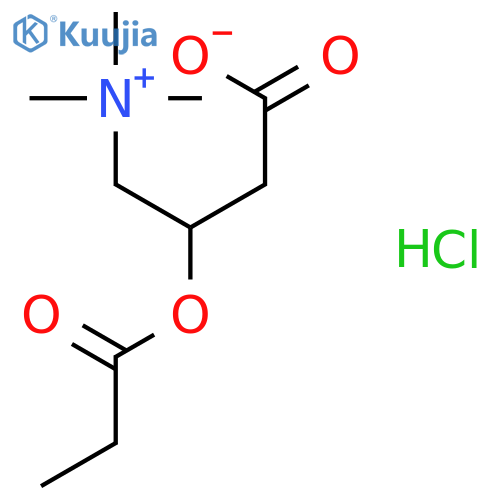 Levocarnitine propionate hydrochloride structure