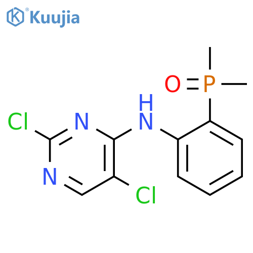 2,5-dichloro-N-[2-(dimethylphosphoryl)phenyl]pyrimidin-4-amine structure