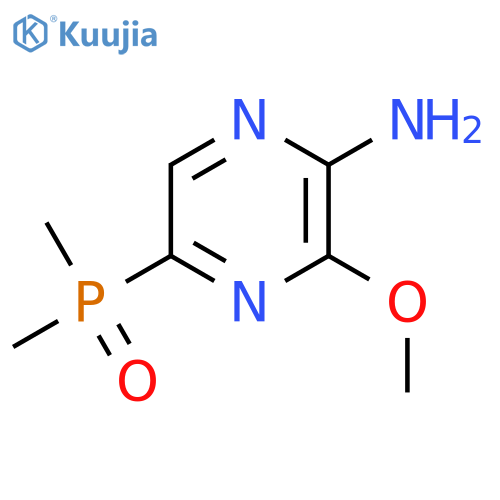 (5-Amino-6-methoxypyrazin-2-yl)dimethylphosphine oxide structure