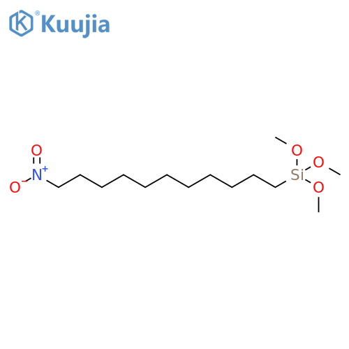 11-Nitroundecyltrimethoxysilane structure