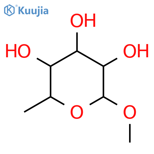 b-D-Galactopyranoside, methyl6-deoxy- structure